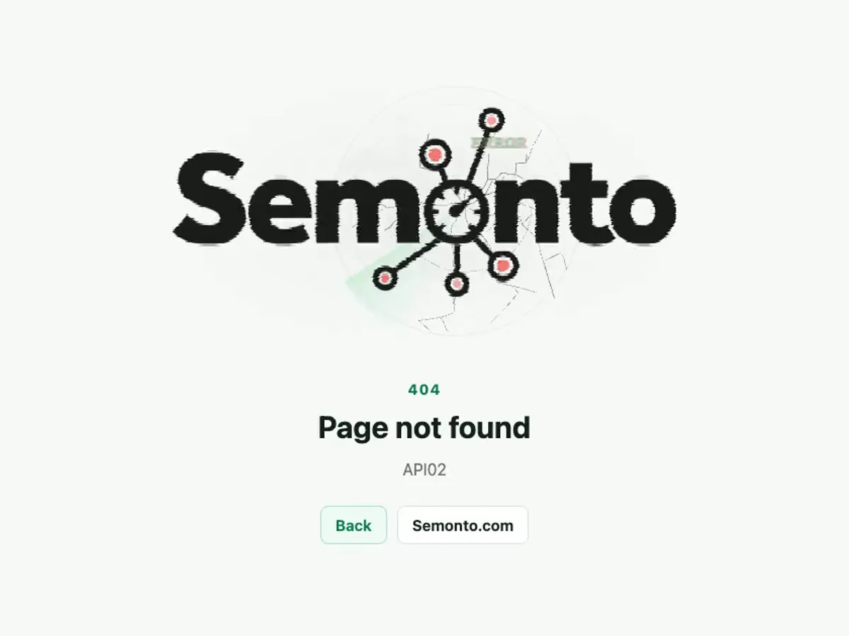 Semonto: Animated 404